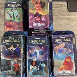 Disney Lorcana Season 1 And 2 Starter Decks (new)