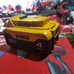 DEWALT 20V BATTERY 4.0 AH $75