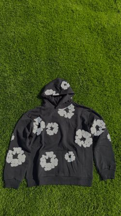 Black Denim Tear Hoodie