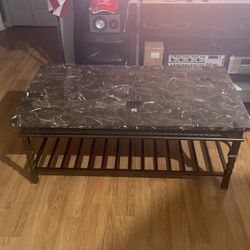 Marble table