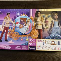 NEW Mattel Disney Princess Cinderella Carriage Gift Set
