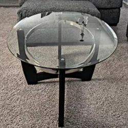 **WOW** Modern... Thick Glass Coffee Table