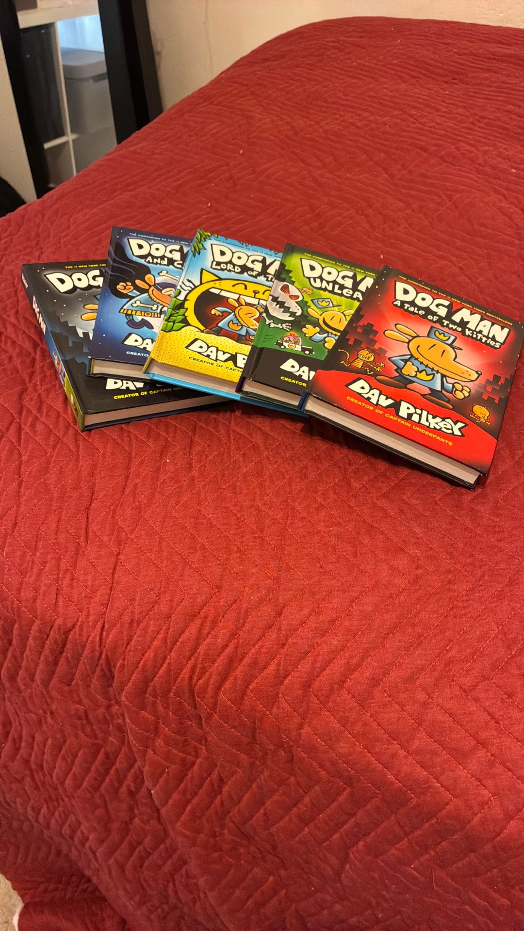 Lot of 5 Dog Man Books Like New