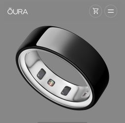 Black Oura Ring Size 8 $50
