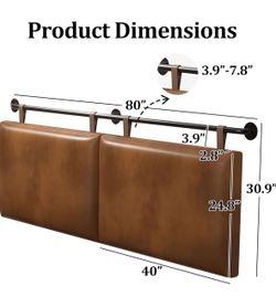 Wall Mounted King Headboard