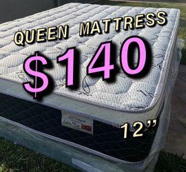 New Queen mattress only $140