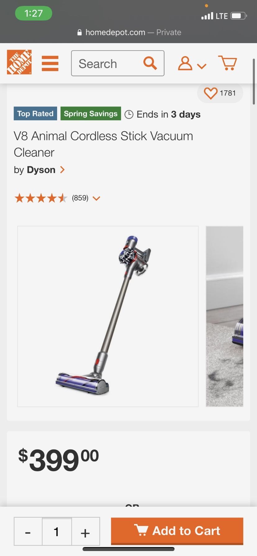Dyson Vacuum