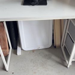Desk (tv not included)