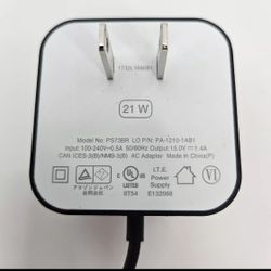 Original Amazon Echo and 2nd Gen Fire TV Charger Power AC Adapter