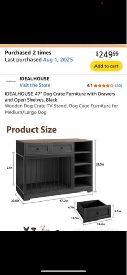 FREE DOG CRATE wooden furniture