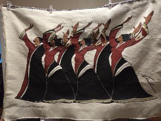 Total Praise - Woven Tapestry by Andre Thompson