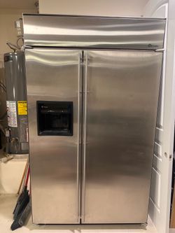 GE Monogram Side-by-Side Counter Depth Refrigerator
