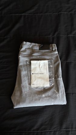 light grey purple jeans size 38
