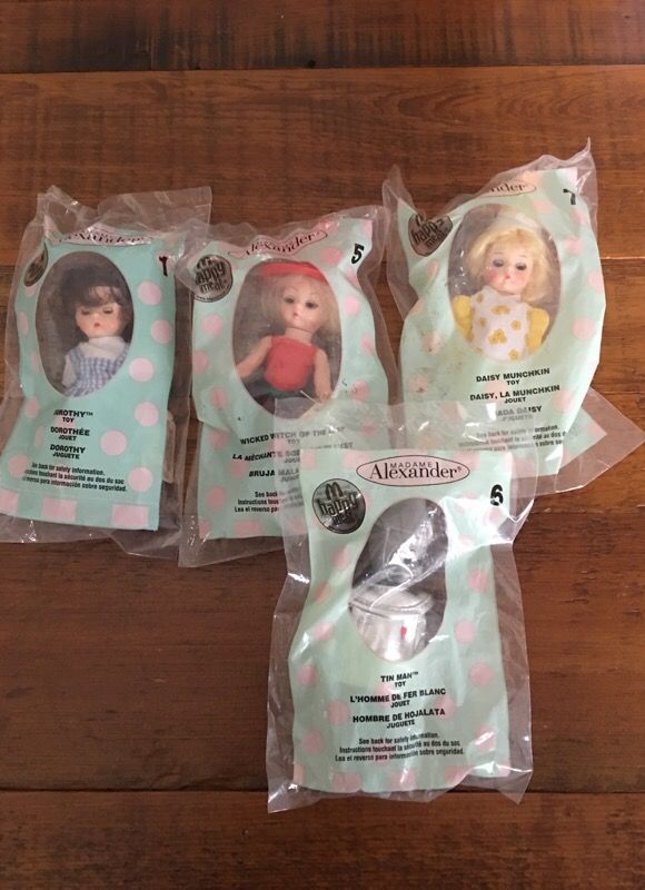2007 McDonalds Madame Alexander doll toys (Wizard of Oz)