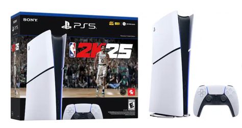 PlayStation 5 PS5 Slim Console 1TB Digital Edition – NBA 2K25 Bundle