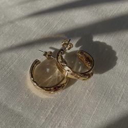 Dainty Gold Hoops
