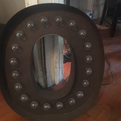Oval Wall With Lights