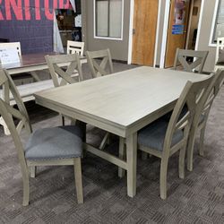 Grey Dining Kitchen Table 