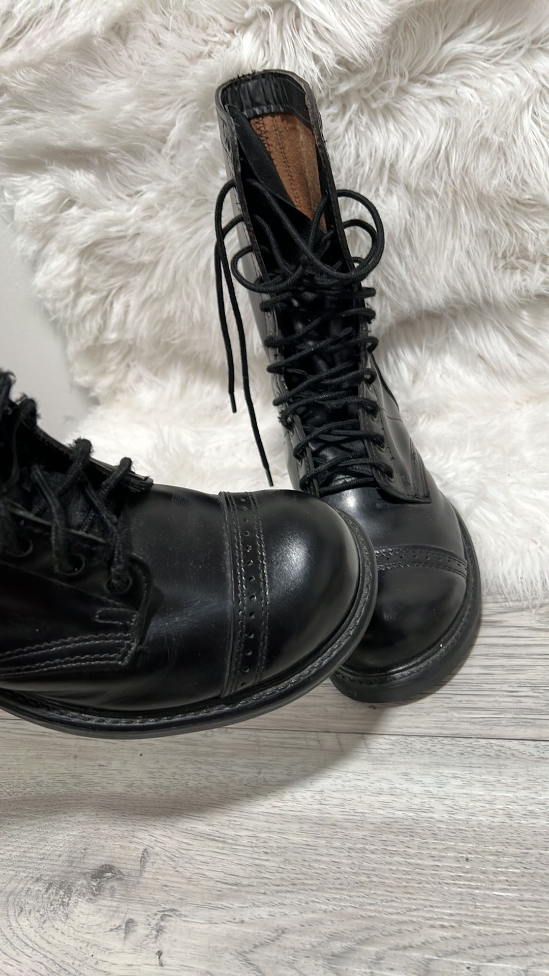 HH Brand Double H 975 Military Combat Leather Jump Boots USA  display picture 3