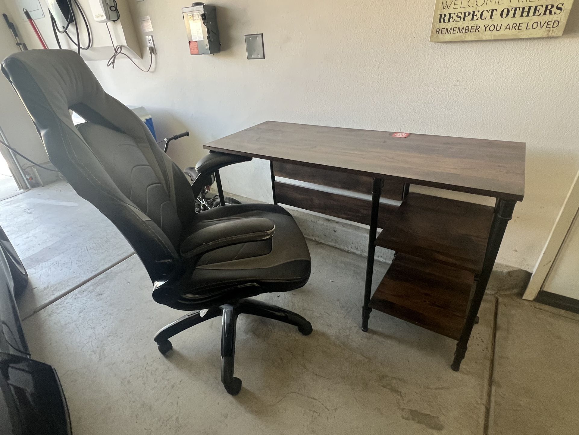 Gaming Chair And Desk