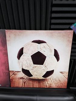 Wall Art 12 X 12 Soccer Mural
