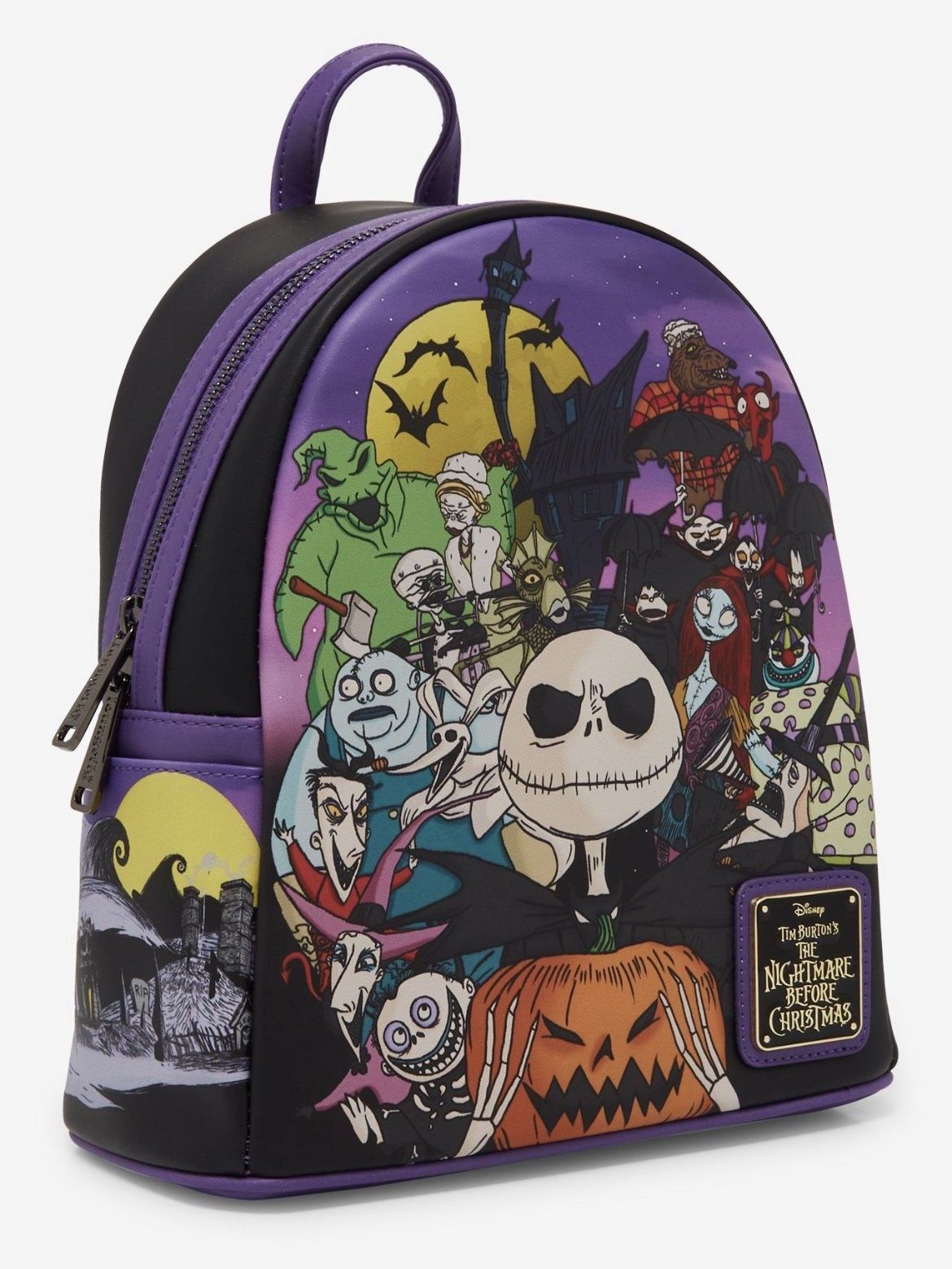 Nightmare Before Christmas Loungefly Holiday Backpack Purse