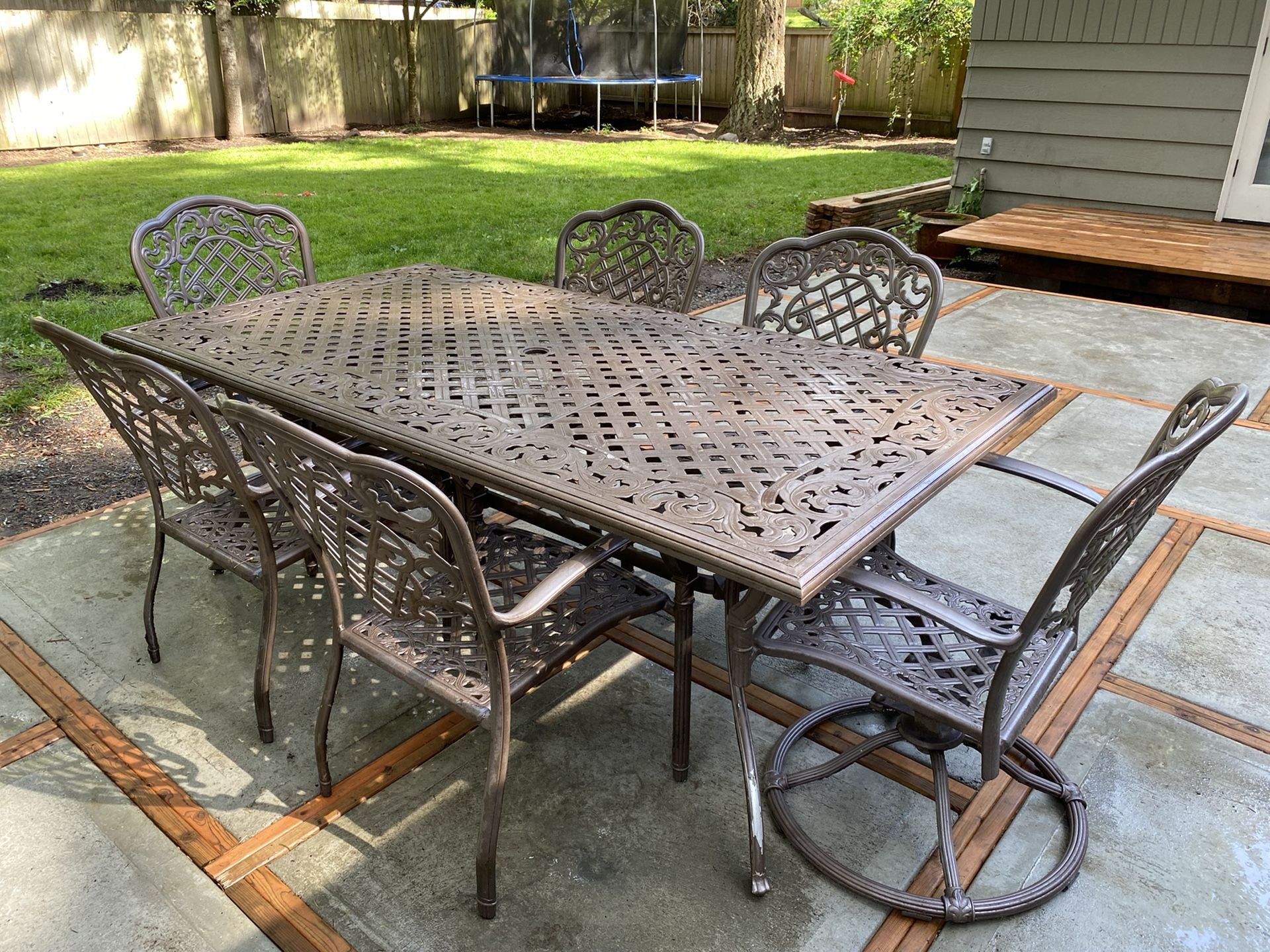 Patio dining set seating for 6 for Sale in Edmonds, WA OfferUp