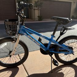 boys bike 18 inches like new used once 