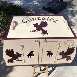 Custom made gamefowl cases - 4-stall