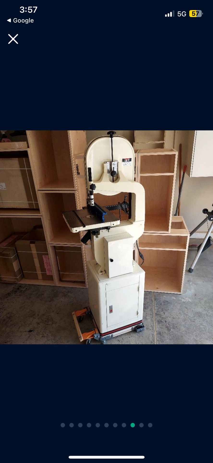 JET 14" Closed Stand Bandsaw