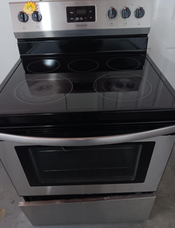 Frigidaire Stainless Electric Stove – Glass Top 30"