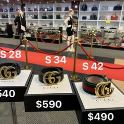 REAL Gucci Marmont Belts 