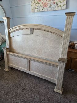 Queen Bedframe and Nightstand