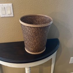Woven Trash Can