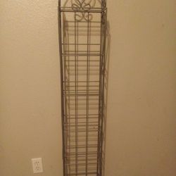 Silver Wall Rack Compact Size 