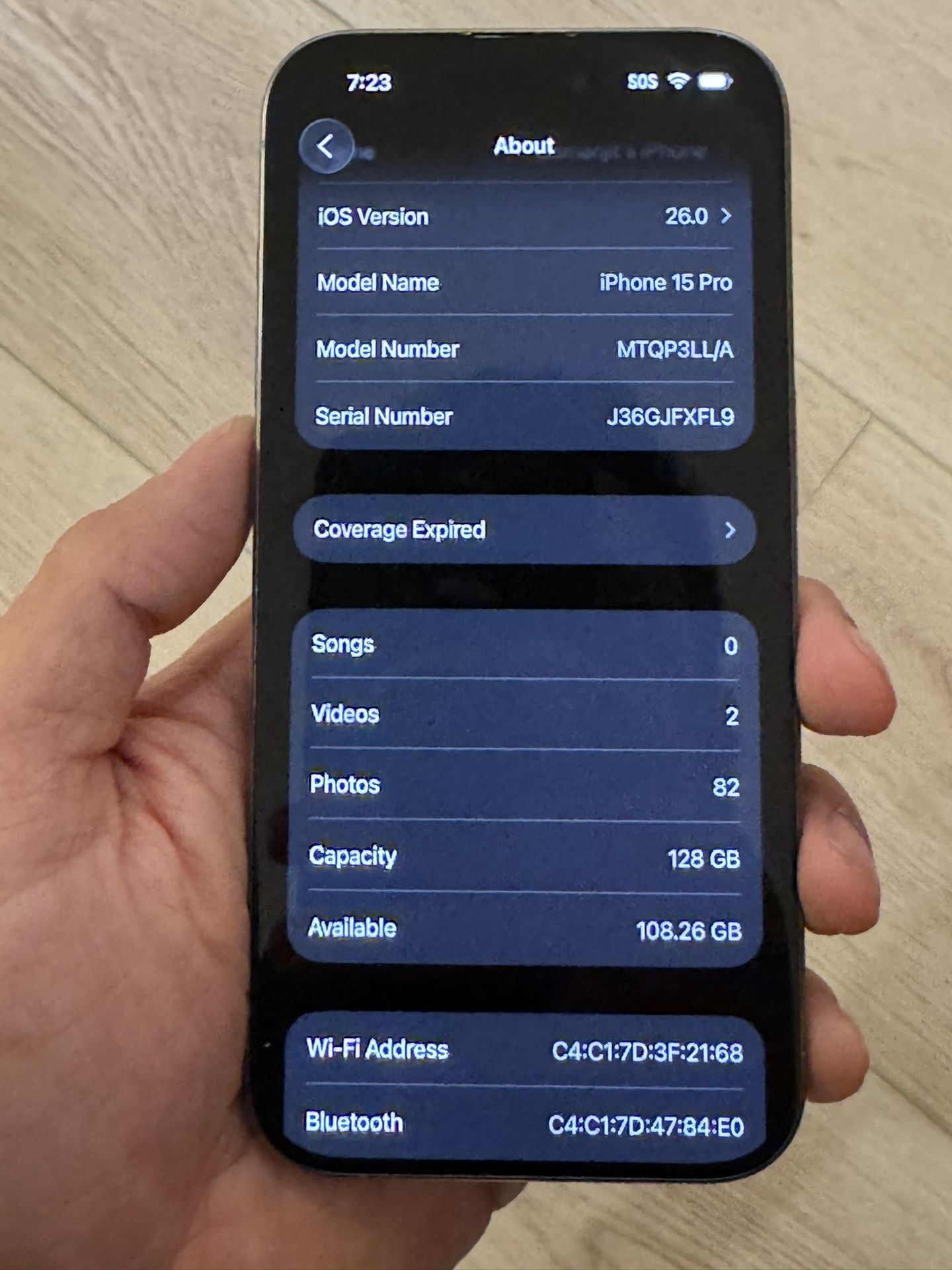 iPhone 15 PRO 128GB Unlocked