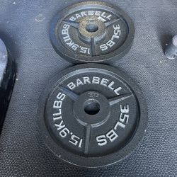 35lbs Olympic Weight Plates…. Home Gym Fitness….