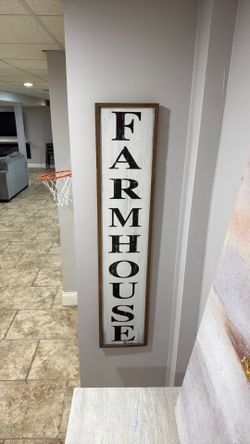 Farmhouse sign
