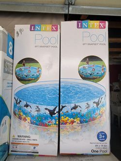 8ft New Intex Snapset Pool