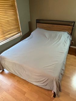 Bed and frame