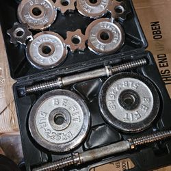 40 Lb Adjustable Weights