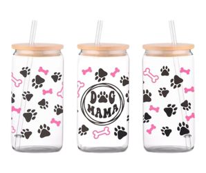 Dog Mama 16oz Libbey Cup