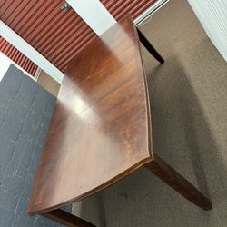 FREE Delivery — Solid Wood Dining Table with Extension Leaf