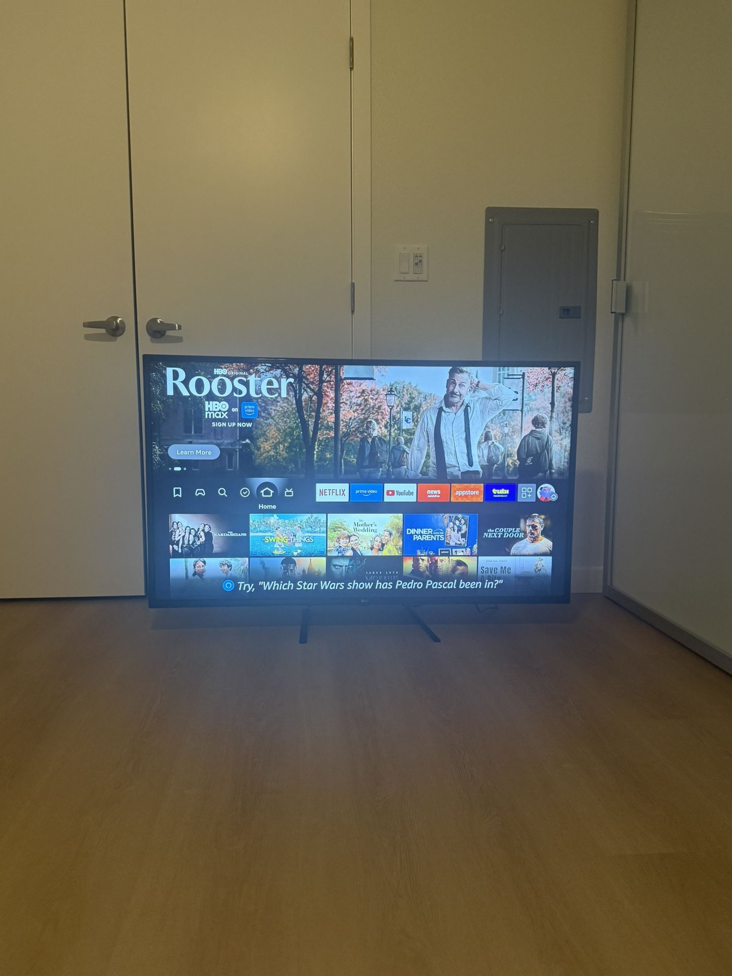55” LG Smart TV (No Remote)