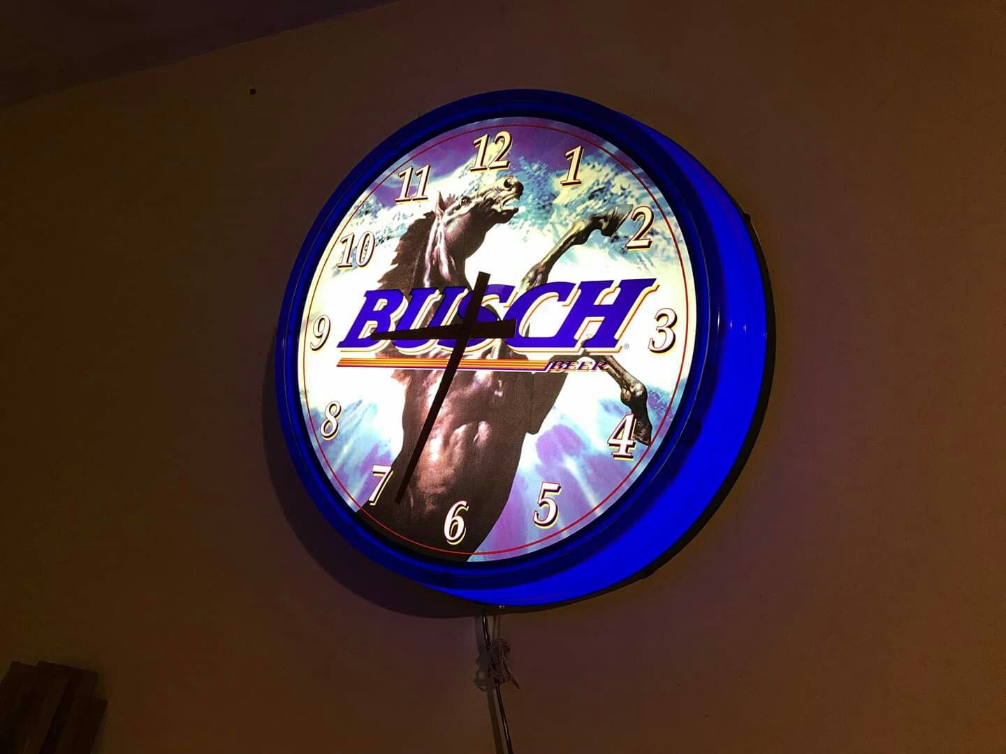 Vintage Busch bar clock