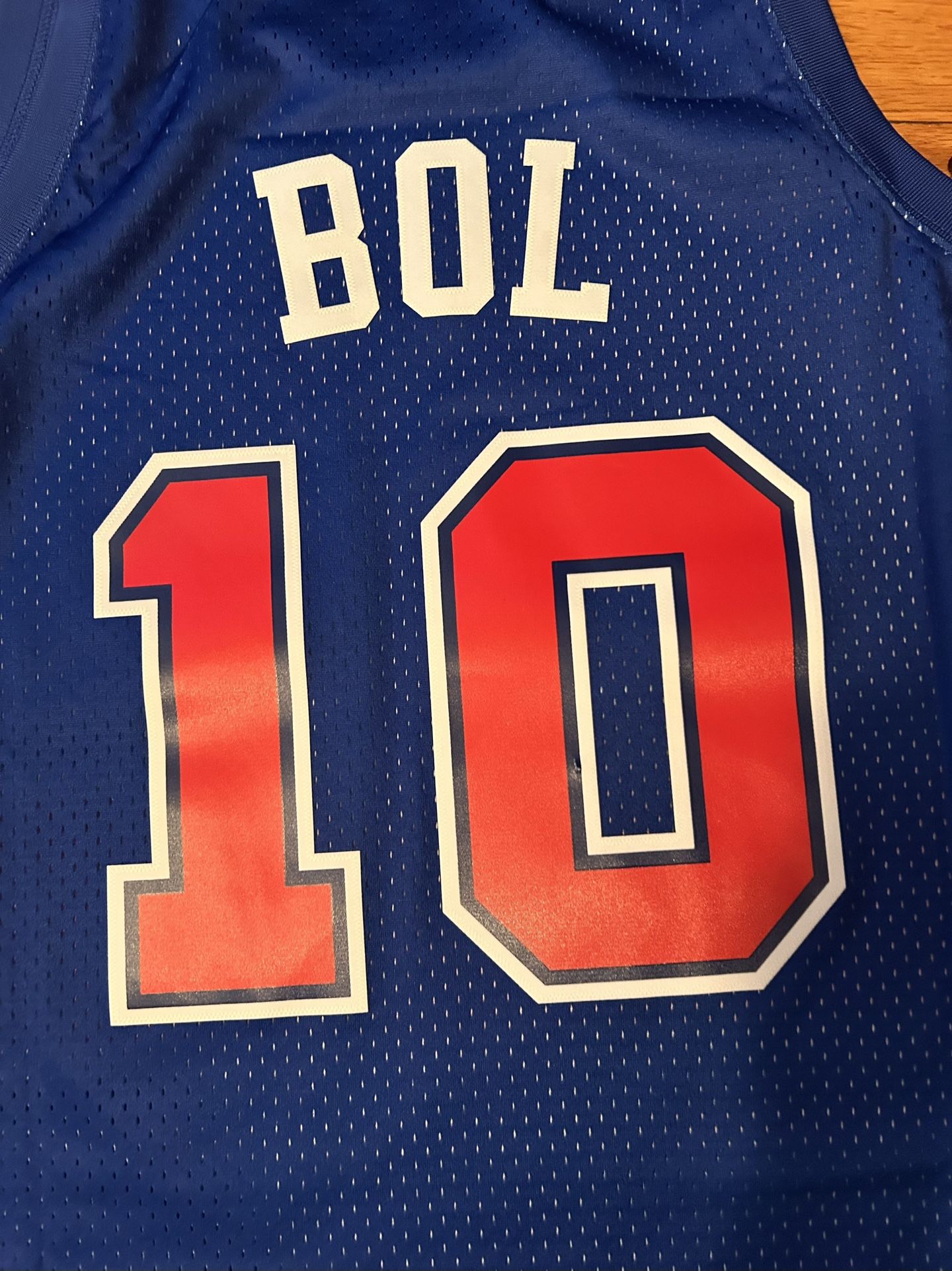 Manute Bol Bol Bol Jersey Number Washington Bullets Gear Men's