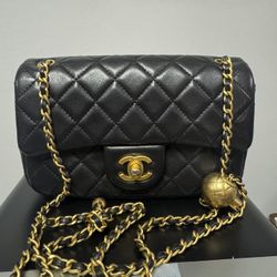 Chanel Black Mini Handbag Purse