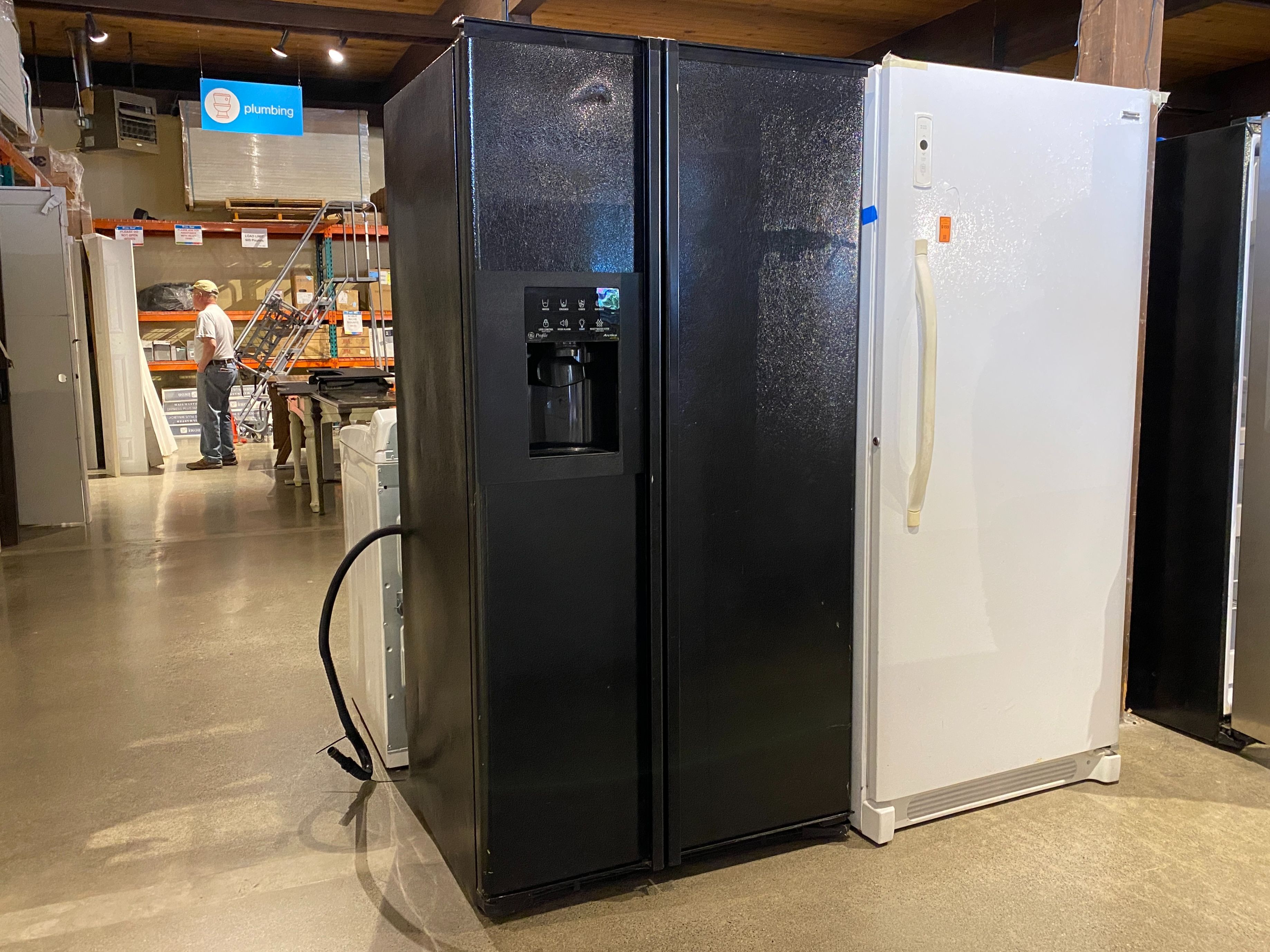 GE Profile Black French-Door Fridge w/ Ice Maker Model #PSH23PGRA