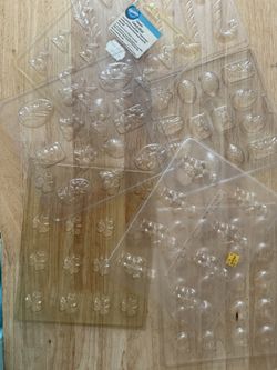 Vintage Wilton Holiday Candy Molds Lot of 7