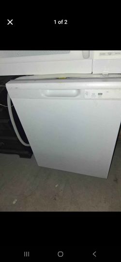White dishwasher